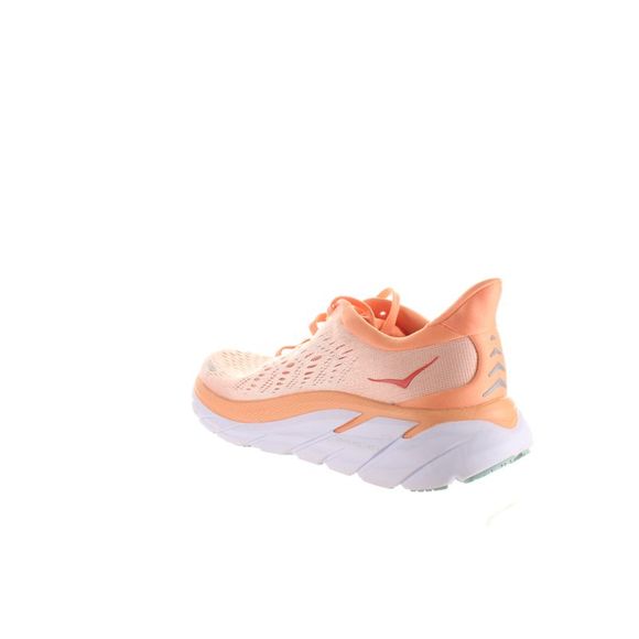 Hoka One One Womens Clifton 8 Orange Running Shoes Size 6.5 Medium (B, M) - Picture 3 of 4